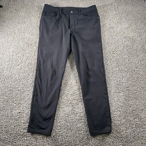 Lululemon ABC Pants Mens‎ 32 Gray Preppy Chino Classiccore Performance Casual